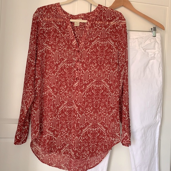 Lucky Brand Live In Live patterned tunic- Medium - Picture 4 of 4